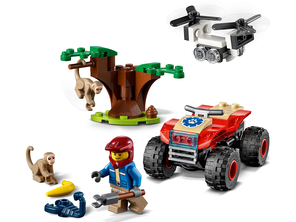 

Конструктор LEGO, Спасательный вездеход для зверей