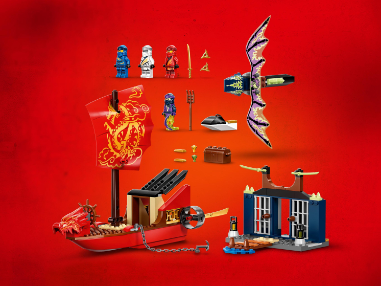Конструктор LEGO Ninjago (Ниндзяго) 71749 «Дар Судьбы» Решающая битва ...
