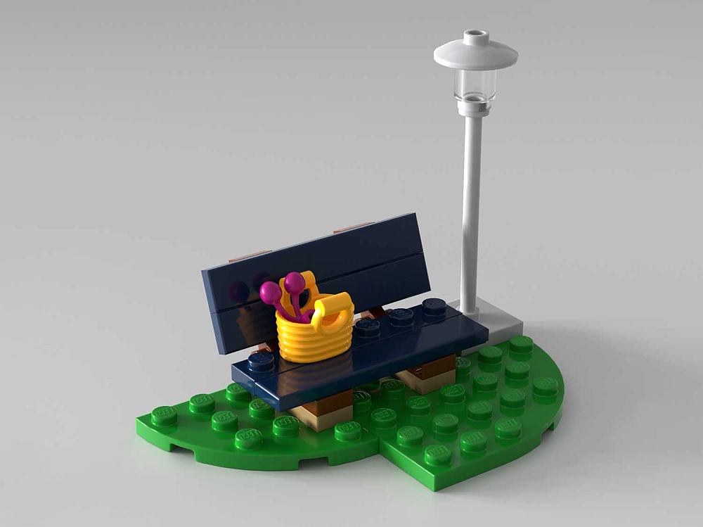 

Набор кубиков и аксессуаров LEGO, Набор кубиков и аксессуаров «Город: Парк»