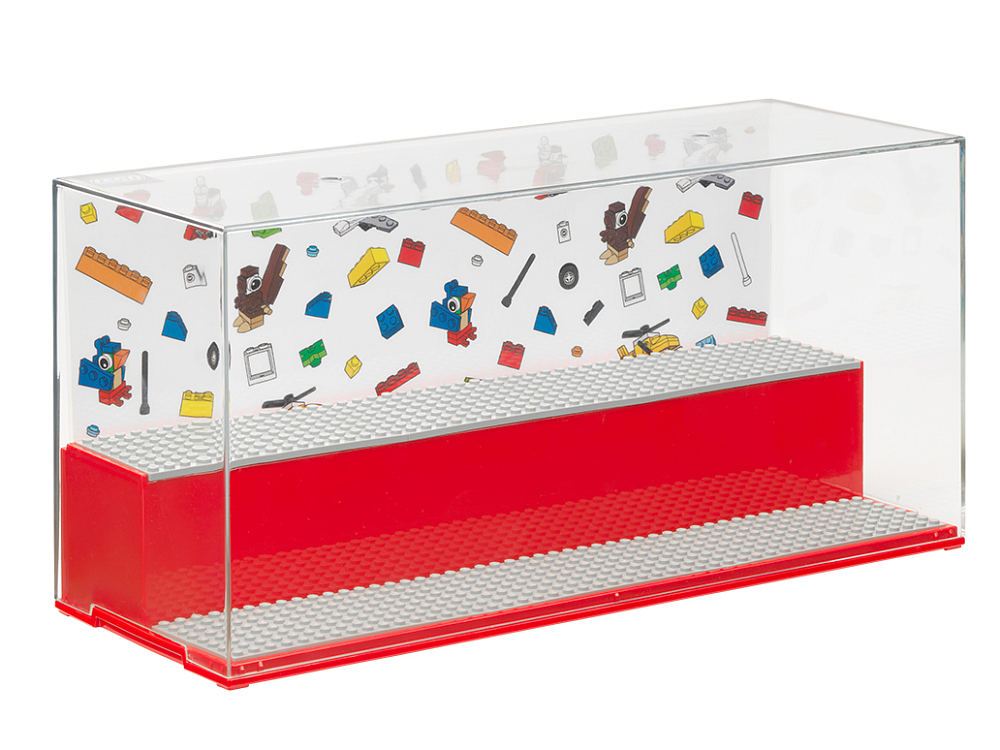 

Дисплей для хранения LEGO, Дисплей для хранения Play & Display Iconic, красный