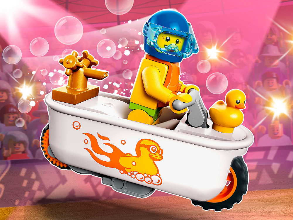 

Конструктор LEGO, Трюковой мотоцикл: ванна