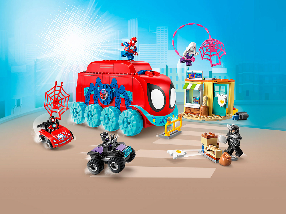 

Конструктор LEGO, Мобильный штаб команды Паучка