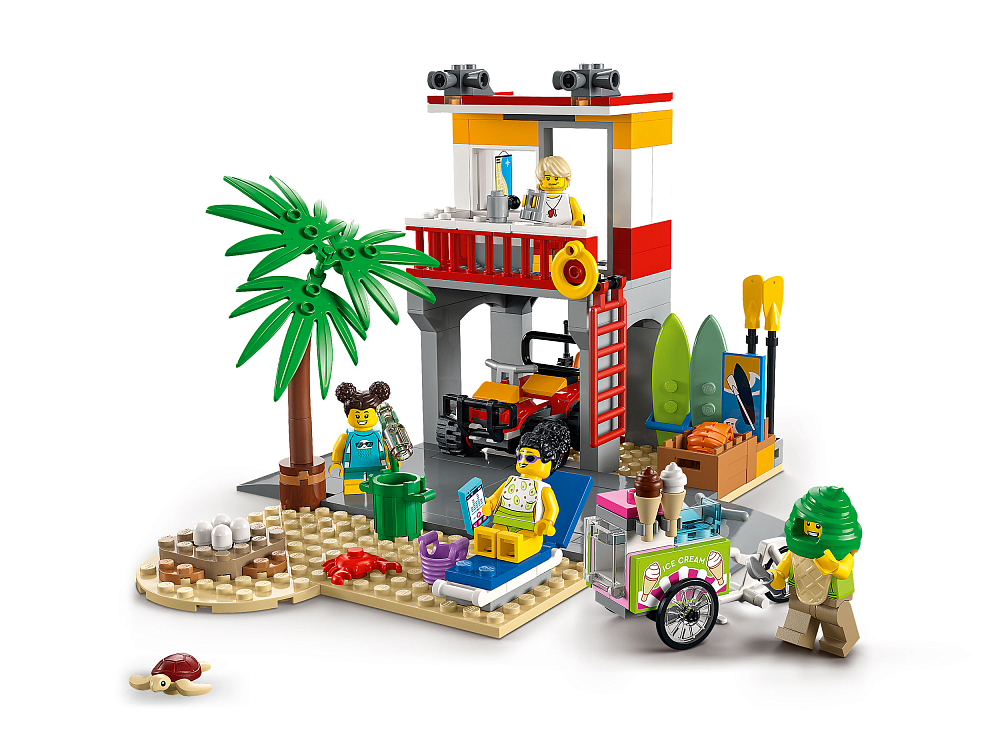 

Конструктор LEGO, Пост спасателей на пляже