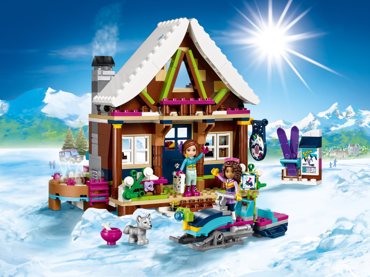 Конструктор LEGO Friends (Френдс) 41323 Горнолыжный курорт: шале ...