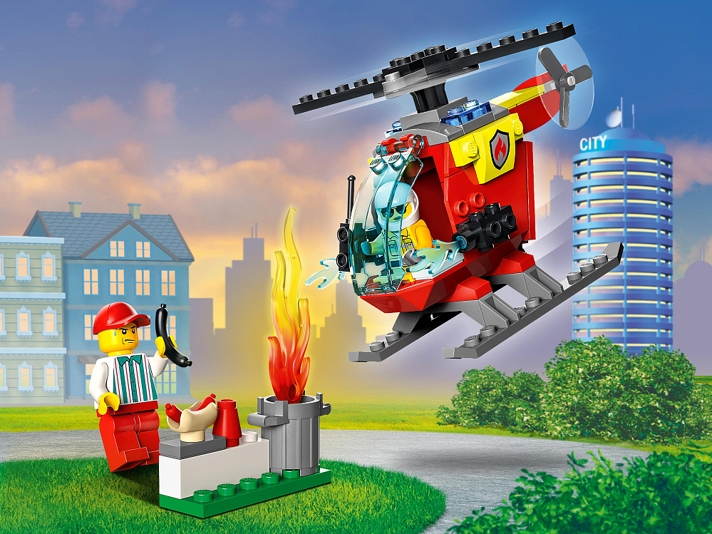 

Конструктор LEGO, Пожарный вертолёт