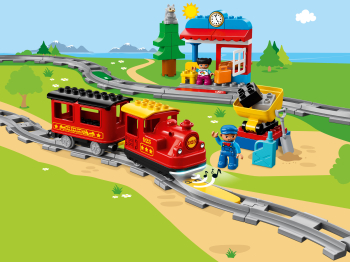 Конструктор LEGO DUPLO® (ДУПЛО) 10874 Поезд на паровой тяге - купить в ...