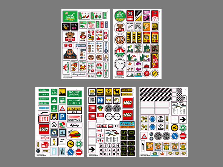 Дополнительные элементы LEGO: наклейки 853921 (ЛЕГО) - купить в Сети ...