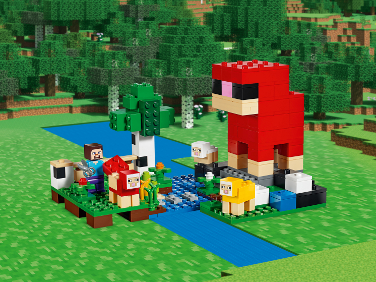 Конструктор LEGO Minecraft (Майнкрафт) 21153 Шерстяная ферма - купить в ...