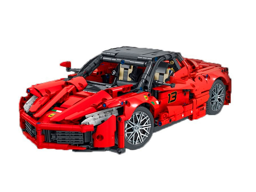 

Конструктор MORK, Красный спортивный автомобиль