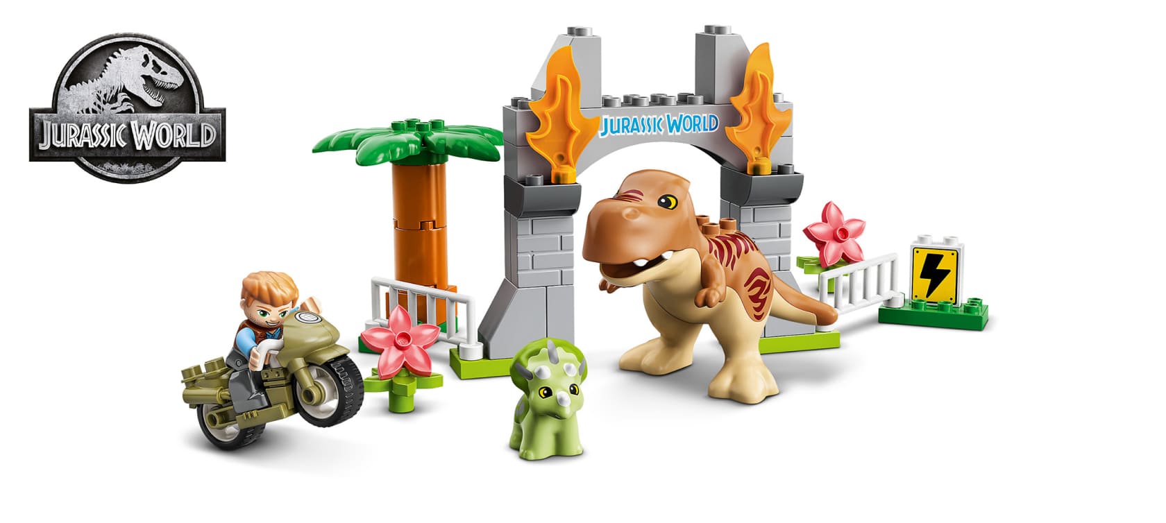 Конструктор DUPLO® (ДУПЛО) 10939 Побег динозавров: тираннозавр и ...