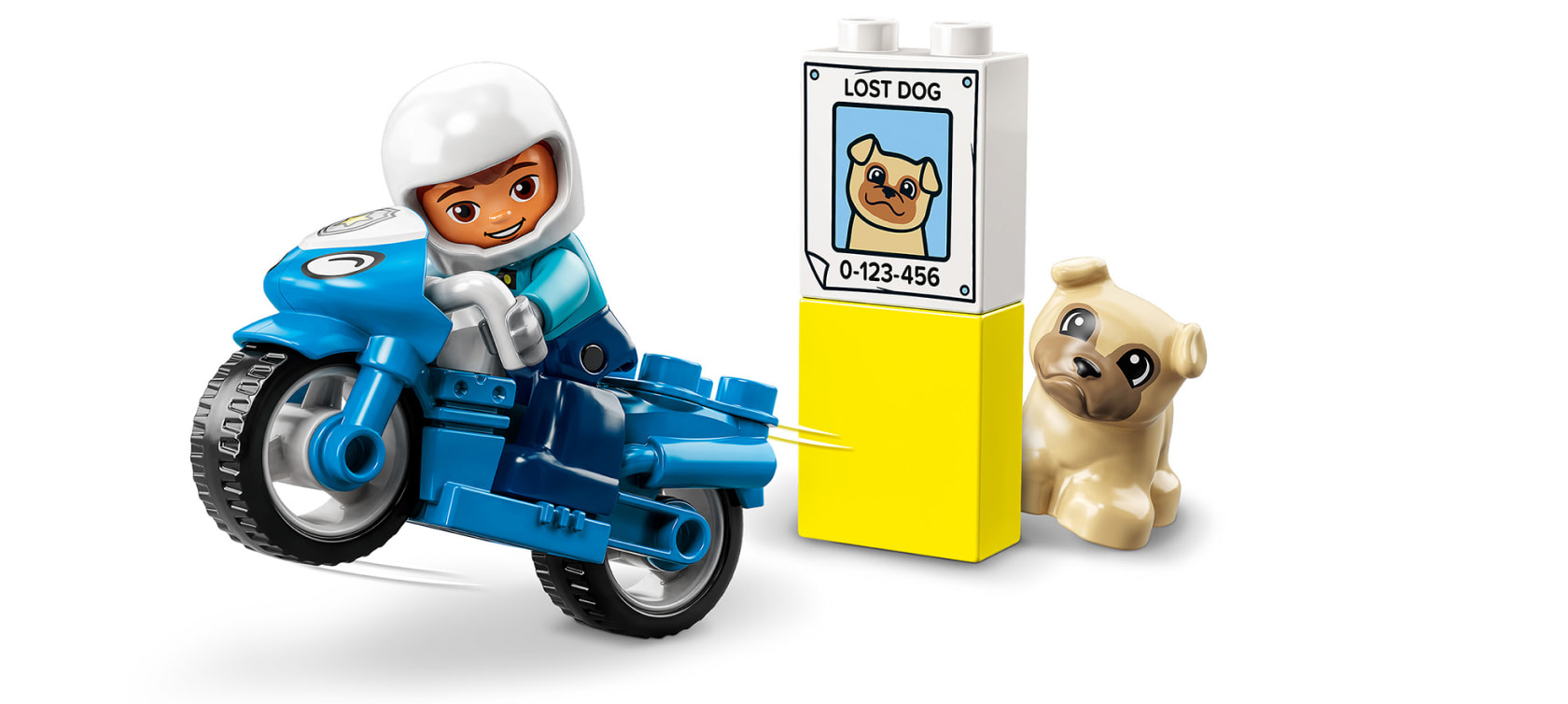 Конструктор LEGO DUPLO® (ДУПЛО) 10967 Полицейский мотоцикл - купить в ...