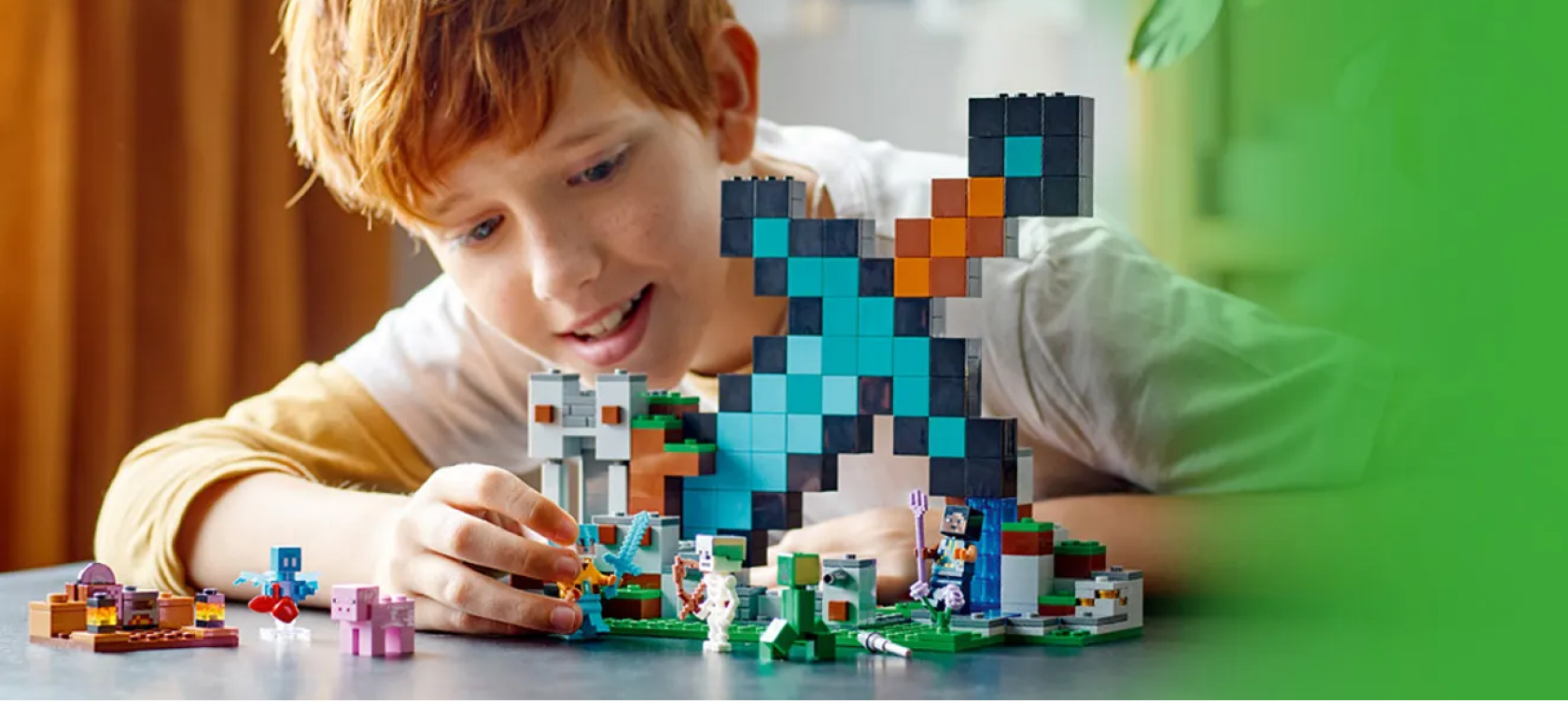 Конструктор LEGO Minecraft (Майнкрафт) 21244 Застава меча - купить в ...