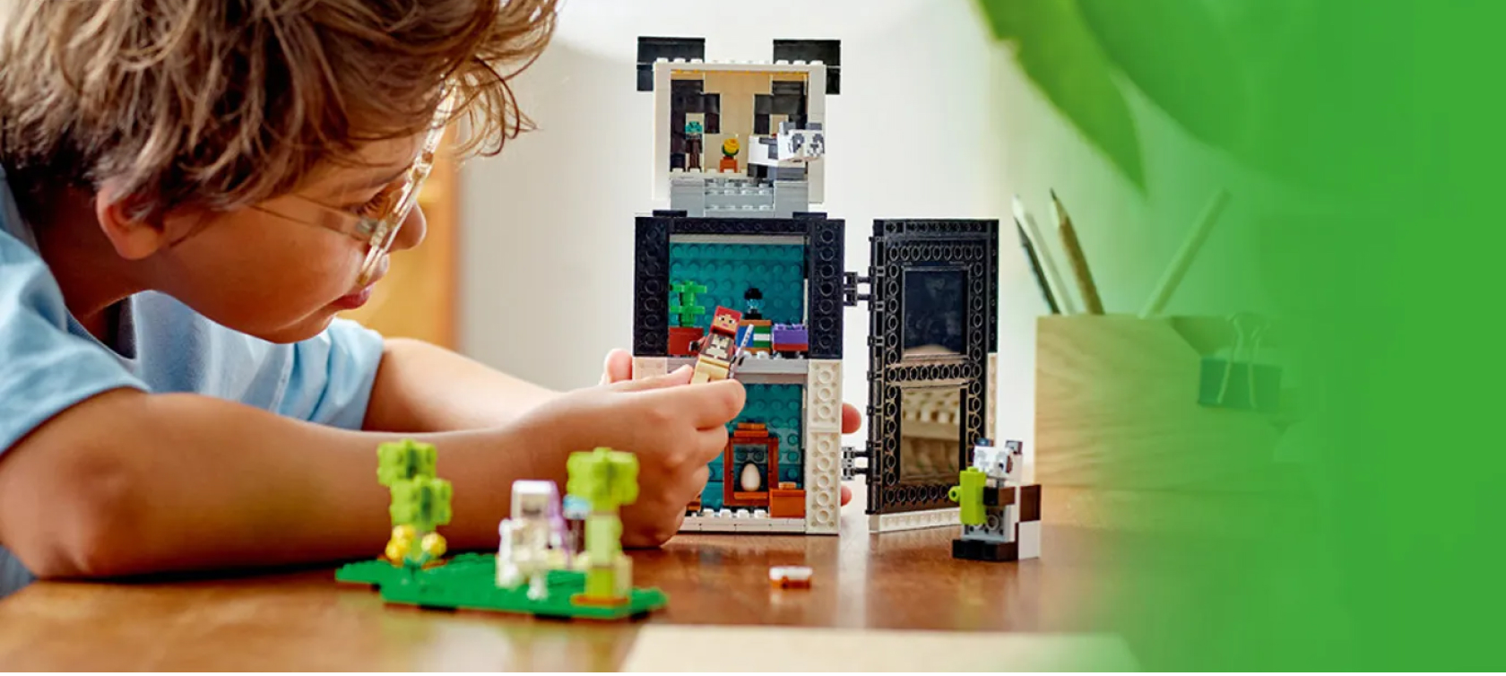 Конструктор LEGO Minecraft (Майнкрафт) 21245 Дом панды - купить в Сети ...