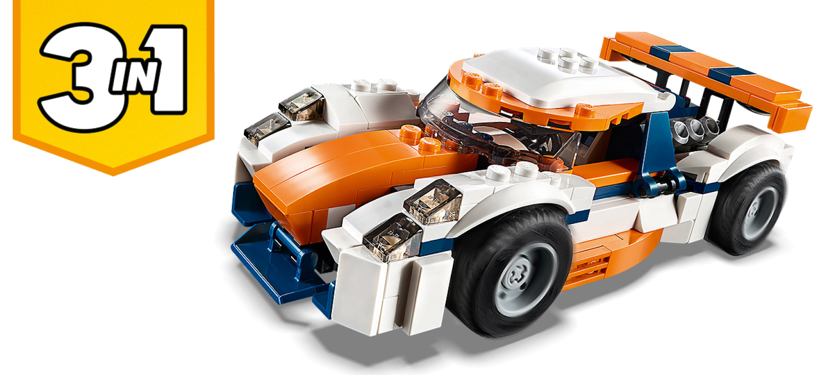Конструктор Creator (Креатор) 31089_1 Оранжевый гоночный автомобиль ...