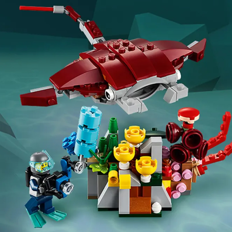 Конструктор LEGO Creator (Креатор) 31130 Миссия по поиску затонувших ...
