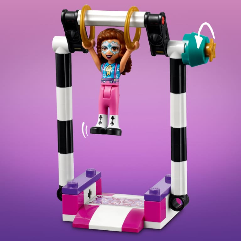 LEGO 41686 Friends Les acrobaties Magiques Mini-poupées Parc à thème Jouet pour Enfants de 6 Ans et Plus 