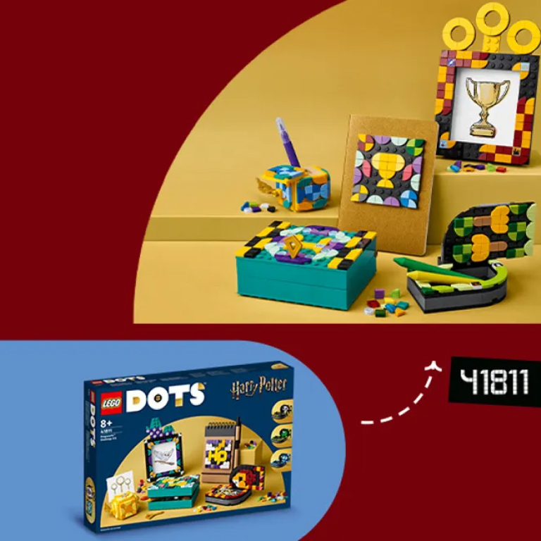 Конструктор LEGO DOTS (ДОТС) 41809 Подставка для карандашей «Букля ...