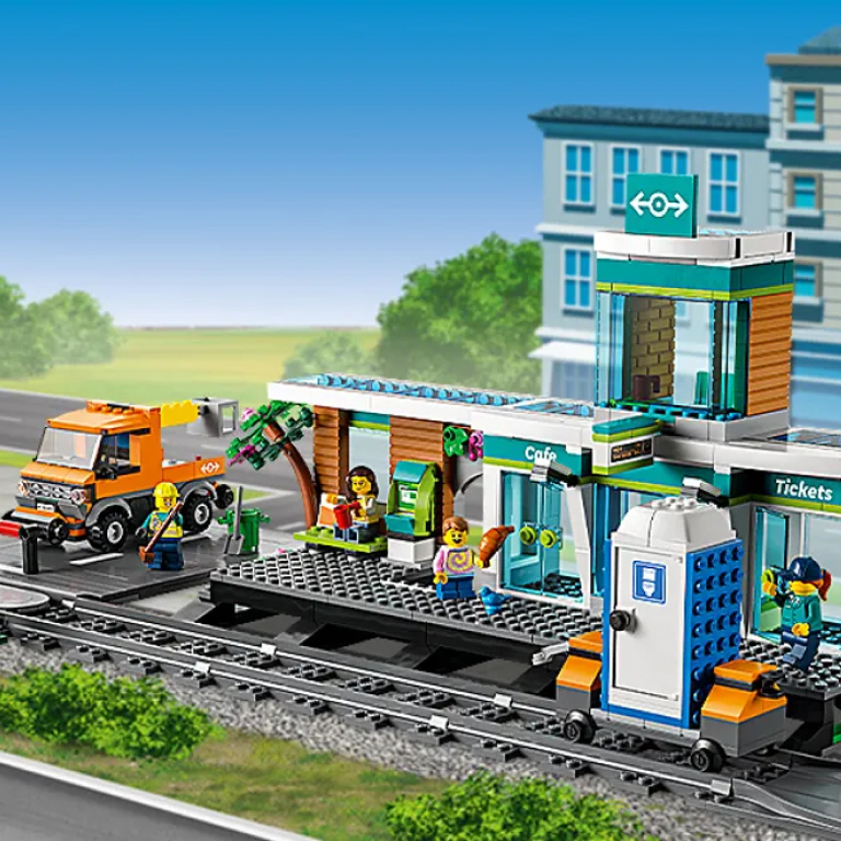 Конструктор LEGO City (Сити) 60335 Железнодорожная станция - купить в ...