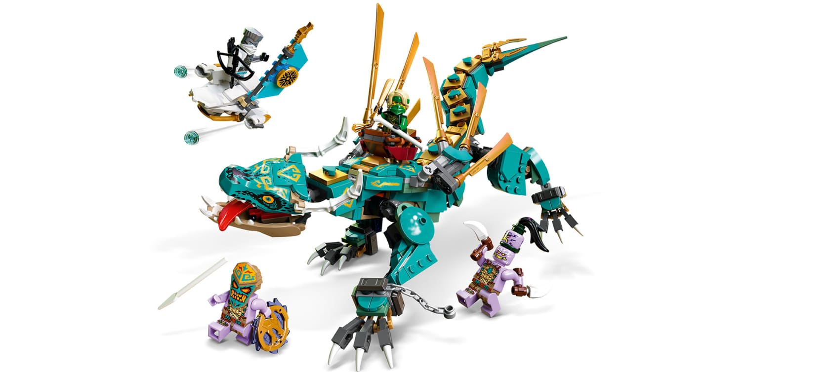 Конструктор Ninjago (Ниндзяго) 71746 Дракон из джунглей LEGO® (ЛЕГО ...