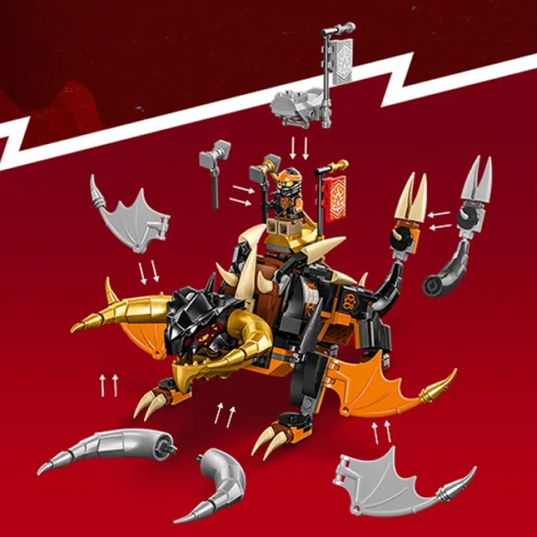 Конструктор LEGO Ninjago (Ниндзяго) 71782 Земляной дракон Коула ...