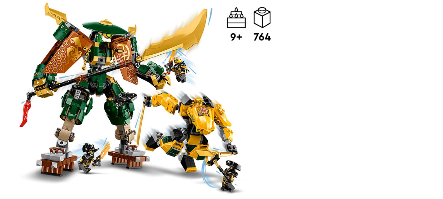 Конструктор LEGO Ninjago (Ниндзяго) 71794 Командные роботы ниндзя ...