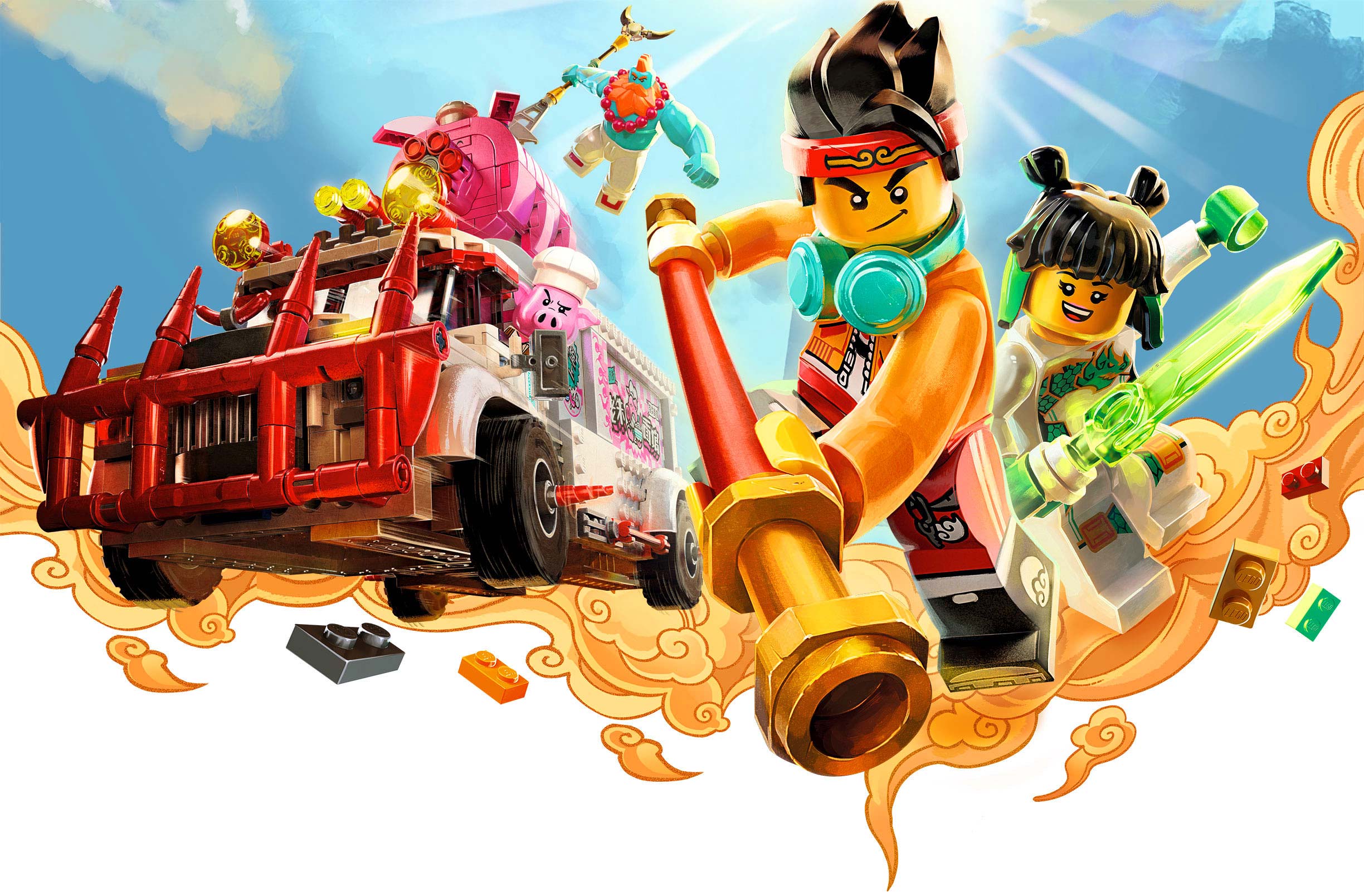 LEGO Monkey Kid новые наборы 2022: город фонарей, исследователь ...